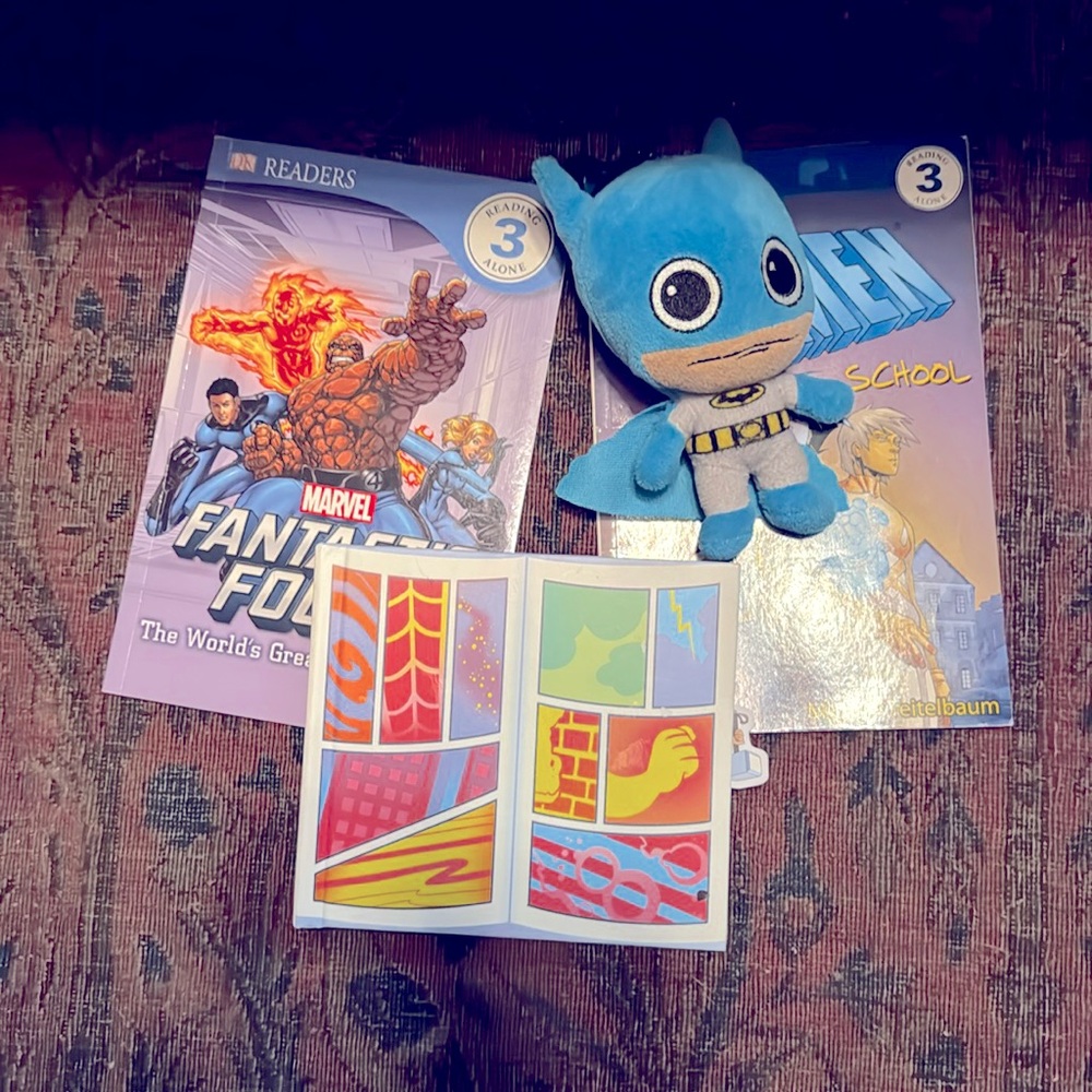 Superhero book lot